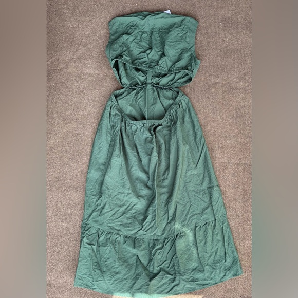 Marshalls Green Sleeveless Ruffled Maxi Dress - Picture 2 of 2